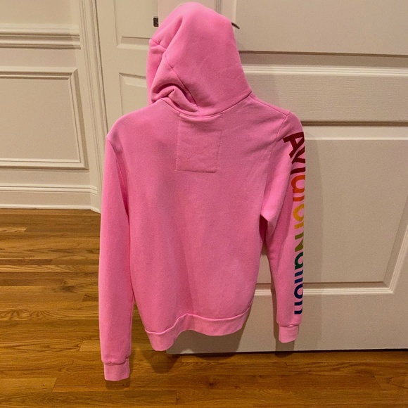 NEW AVIATOR NATION HOODIE - NEON PINK SZ Small - Picture 5 of 5